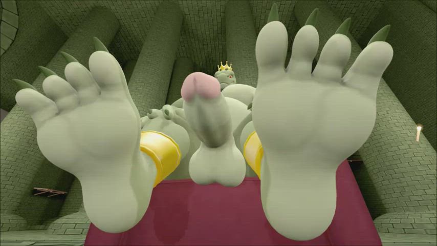 3D Animation Foot Nude SFM gif