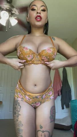 boobs ebony fansly lingerie nipples onlyfans tit worship tits titty drop gif