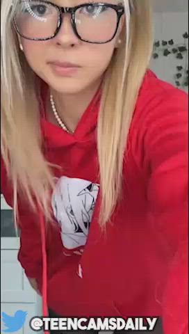 18 years old amateur cosplay cute dancing onlyfans petite teen tiktok gif