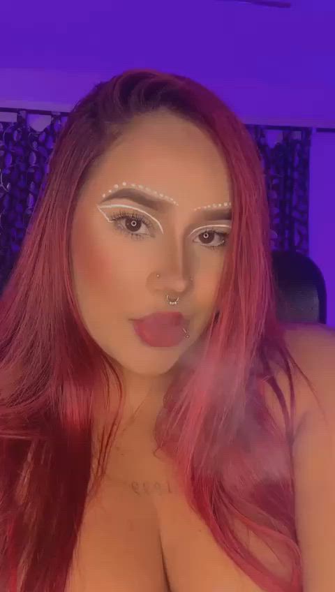 amateur bbw big tits boobs camsoda homemade nsfw red hair teen gif