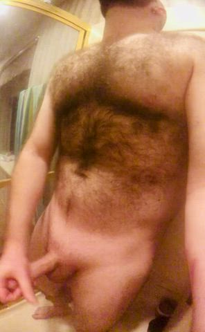 Bear Big Dick Cumshot