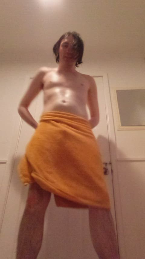 amateur bathroom chastity emo gay goth homemade tease towel twink gif