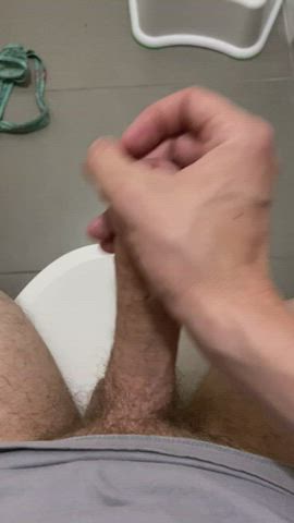 bwc big dick jerk off gif