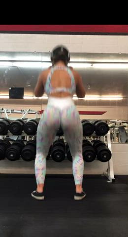 leggings pawg workout gif