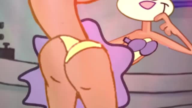 sandy cheeks twerking loop