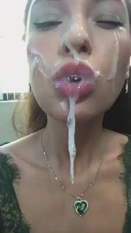 Cum Cumshot Facial gif