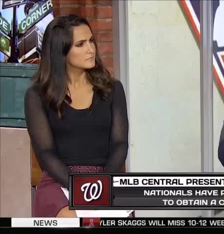 Lauren Shehadi MLB Network sexy legs