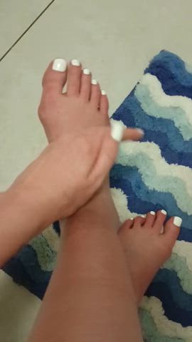 feet feet fetish massage oil oiled gif