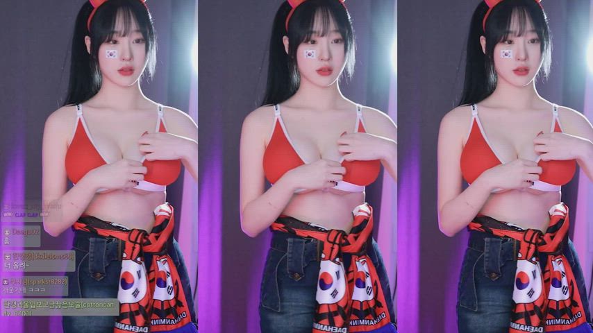 asian big tits korean gif