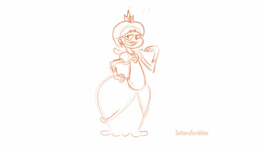 animation dress belly gif