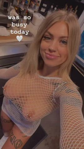 pierced see through clothing tease gif