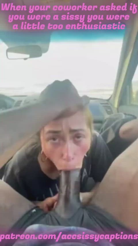 "All It Takes A Little Push"(Sissy Caption)(Interracial Caption)(Slut Caption)(Credit:@accsissycaptions)