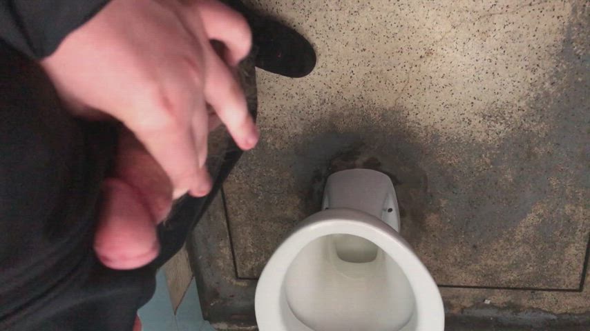 gay handjob male masturbation masturbating mutual masturbation public toilet gif