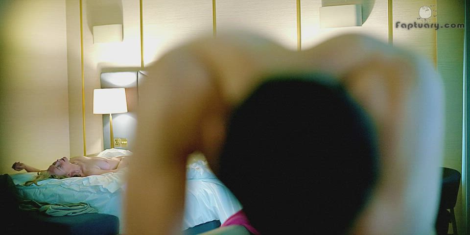 Age Gap Emma Thompson MILF Masturbating Mature Naked Nude Orgasm Post Orgasm gif