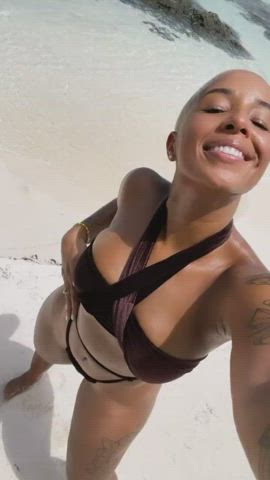 Beach Smile Yoga gif