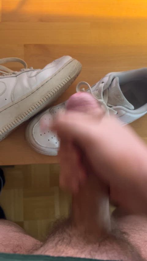 cum shoe shoes gif