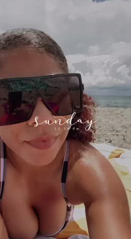 Beach Latina Ponytail gif