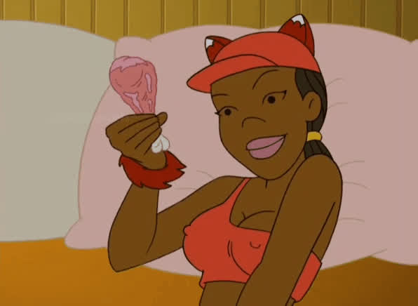 Cartoon Ebony Female Fetish gif