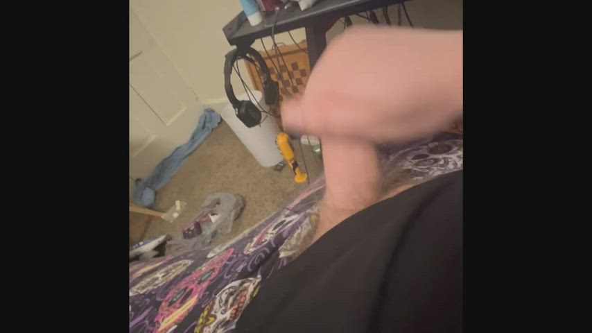 cumshot foreskin orgasm gif