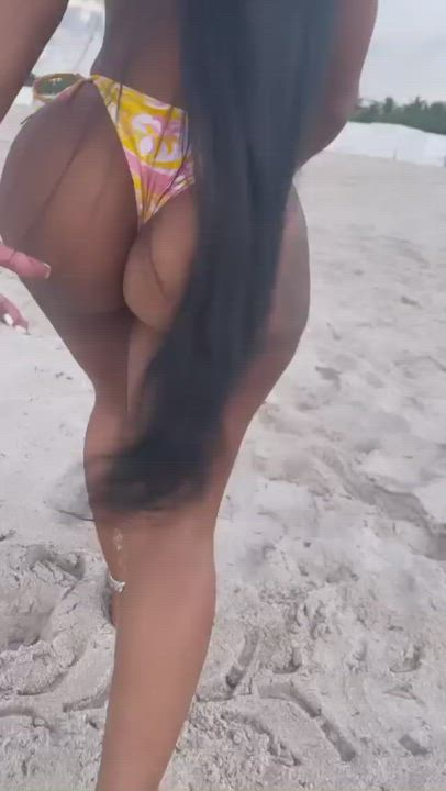 Beach Bikini Booty Ebony gif