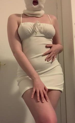 dress with no panties