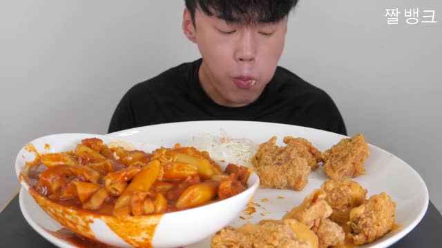 치윤_매운맛 4단계 범프리카 인생치킨 먹방-5