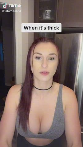 Bra Cleavage Cum Cum On Tits JOI TikTok gif