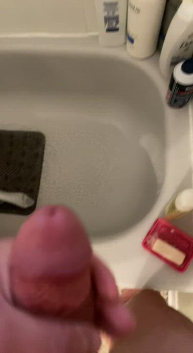 Cum Face Fuck Shower gif