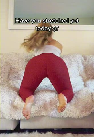 big ass booty pawg yoga pants gif