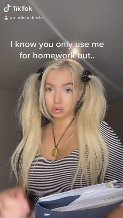 Blonde OnlyFans TikTok gif