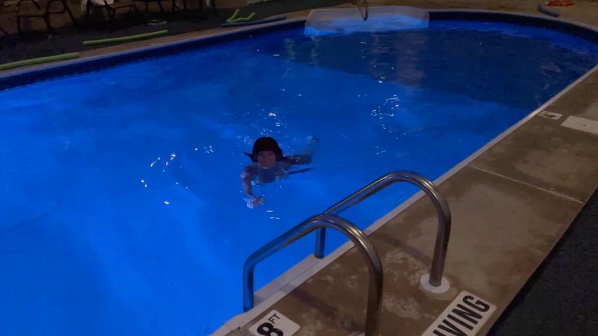 big tits micro bikini pool swimming pool sexyandjagundo real-couples gif