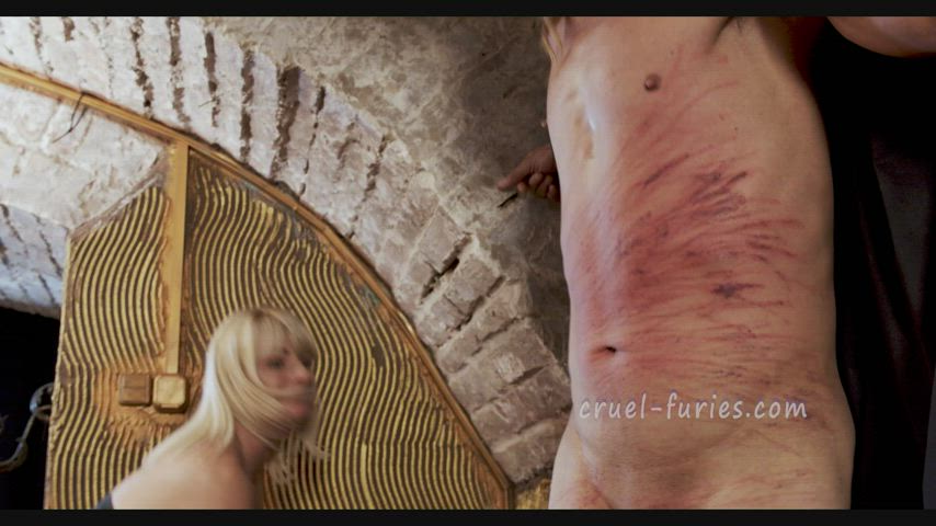 BDSM Blonde Femdom Fetish MILF Mistress Slave Torture Whipped gif