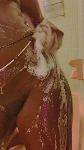 Ebony Shower Tits Porn GIF by rainaterra