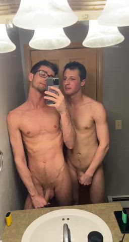 Cock Couple Gay Tease gif