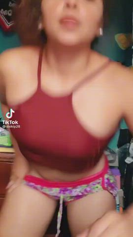 Ass Girlfriend Pussy Teen TikTok Tits gif