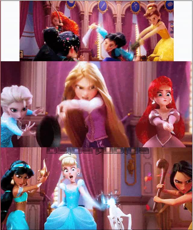 PRINCESAS DISNEY WAR XDEIOS