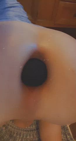 anal play bubble butt buttplug femboy gaping round butt femboys gif