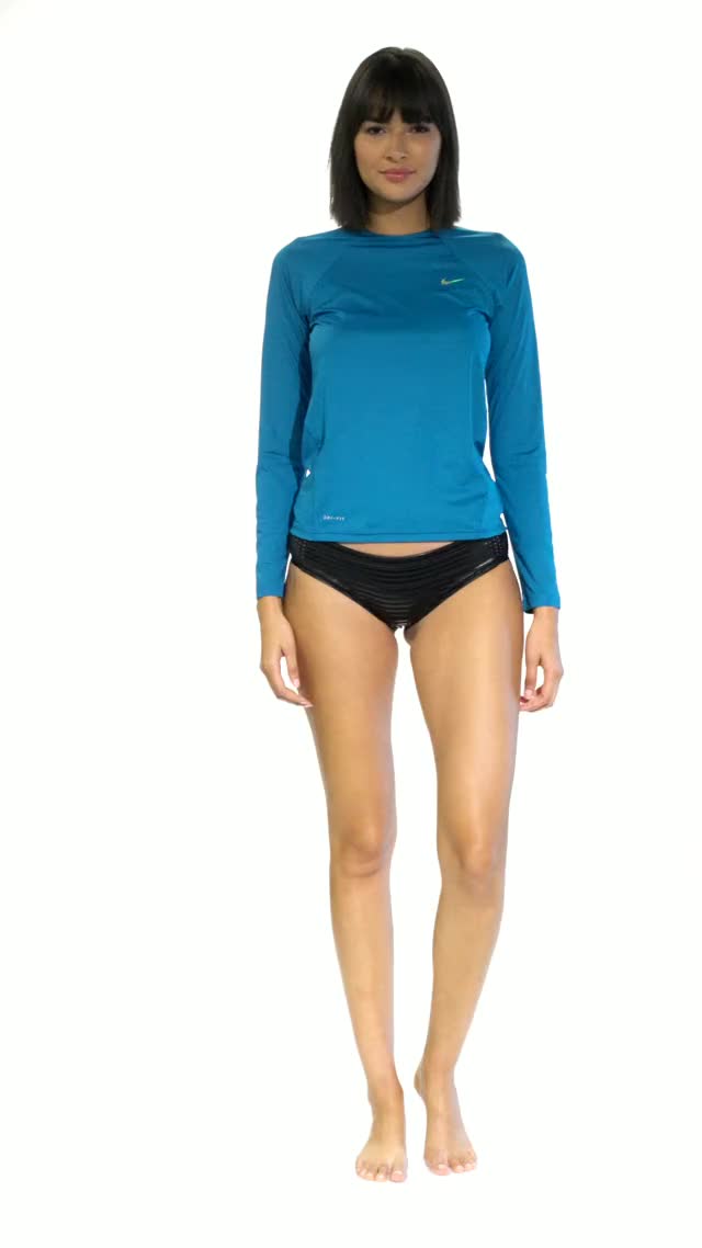 Nike Long Sleeve Hydro Rash Guard