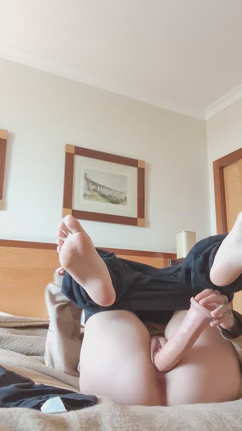 My GF CAUGHT me fingering at a Hotel Room