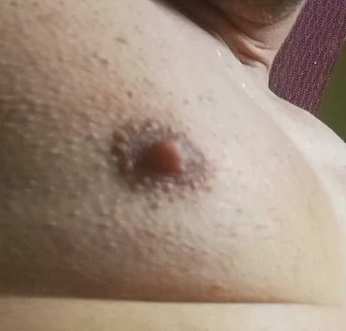 chest close up erect nipples male male masturbation nipple nipple play nipples teasing