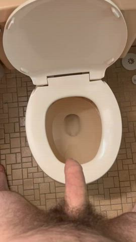 foreskin messy pee peeing piss pissing wet and messy male-pissing gif