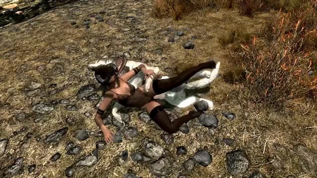 Skyrim Dog spooning Scene 3 Angle 2