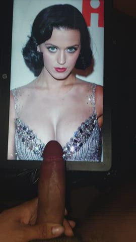 Katy Perry big tits cum