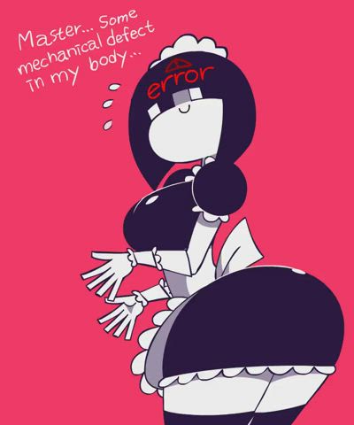 Cartoon Female Maid Solo Twerking gif