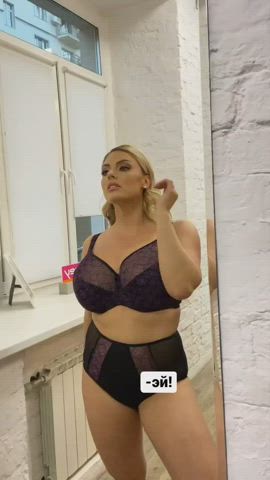 bra busty huge tits gif