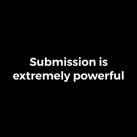 What will you become when you submit?