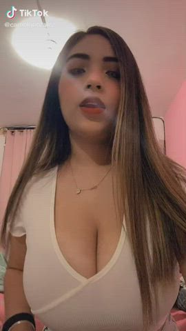 Teen TikTok Tits gif