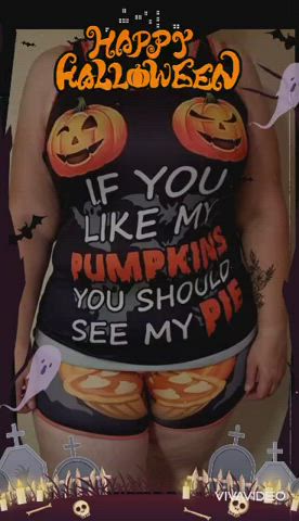 boobs halloween hotwife gif