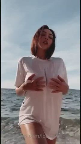 wet pussy white girl wife gif