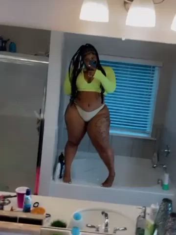 big ass ebony thick gif